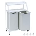 thumbnail image 1 of Clasificador de ropa Timberer, 2 secciones, 110 L, blanco/gris, 1 of 9