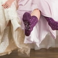 thumbnail image 3 of Pavilion Gift Company - Open Bar - Purple - Ladies Cotton Blend Sock, 3 of 9