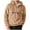 #101-Orange, variant on Kakii Mens Fuzzy Sherpa Hoodie Sweatshirt Long Sleeve Fashion Pullover Fall Outwear Winter Hooded