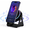 Black, variant on HBK Wireless Induction Speaker Phone Stand, Portable Audio Amplifier with RGB Lights, Cool Tech Gadget Gift for Men & Office Desk - White