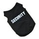 thumbnail image 2 of 2X Ropa de Invierno para Mascotas Camiseta Chaleco de Gato Perro Perrito Abrigo Vestido Suéter Atuendo "Security", Negro L, 2 of 4