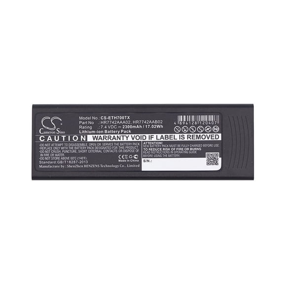 2300mAh EADS HR7742AAB02 HR7742AAA02 Battery for TPH700 P3G