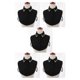 thumbnail image 2 of Sonducket Womens Detachable Half Shirt Blouse False Dickey Collar Black Rhinestone Collar Type2, 2 of 6
