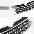 thumbnail image 5 of Stehlen 642167820062 Honeycomb Mesh Front Hood Bumper Grille - Chrome / Black For 2005-2009 Land Rover LR3 Discovery, 5 of 5