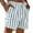 Mint Green#0325J&18, variant on Garbnen Striped Linen Mens Shorts Button Bermuda Shorts Men Color Block Lightweight Travel Vacation Beach Men Summer Short with Pockets Blue L