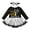 F83-Black, variant on FYDUU Baby Girl Clothes My First Christmas Outfits Long Sleeve Princess Tutu Romper Dress With Bow Headband 2Pcs Set Cute Clothes 9-12 Months