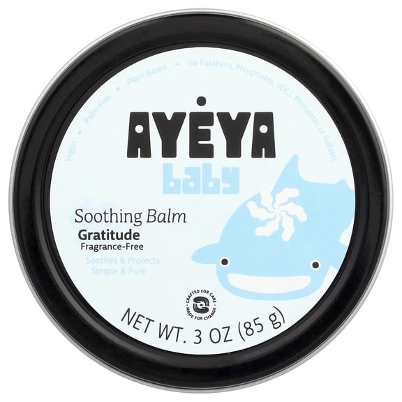 Ayeya Baby, Soothing Balm, Fragrance-Free, 3 oz (85 g)