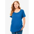 thumbnail image 6 of Woman Within Plus Size Perfect Printed Short-Sleeve Scoopneck Tee, 6 of 6