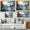 thumbnail image 4 of Designart "Glacier Frozen Winter II" Landscapes Canvas Art Print, 4 of 5