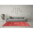 thumbnail image 3 of Ahgly Company Indoor Rectangle Abstract Red Modern Area Rugs, 5' x 7', 3 of 4