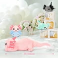 thumbnail image 3 of MaoGoLan 31.89" Giant Glow in the Dark Axolotl Stuffed Animals with 4 Babies Inside Large Axolotl Plush Toy, 3 of 10
