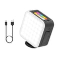 thumbnail image 1 of Luz de video RGB, luces de cámara LED Lámpara de atmósfera portátil magnética giratoria de 360 degree para fotografía Micro película Grabación de video jinwen Vídeo Ambiente Luz, 1 of 8