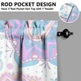thumbnail image 5 of Tribal Paisley Kitchen Curtains Set - 3 Piece Ethnic Design, Decorative Mandala Tier & Valance, Farmhouse Rod Pocket Window Treatments, 5 of 5