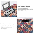thumbnail image 3 of Yiaed colorful Skull rose Print Travel Luggage Cover Suitcase Protector Fits 18-32 Inch Luggage Wheel Covers Patterned Elastic Luggage Anti-scratch（No luggage）-Small, 3 of 5
