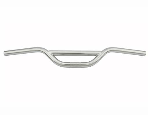 BMX Bicycle Handlebar Steel 22.2mm Chrome fixie cruiser mountain bike 4/"rise