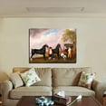 thumbnail image 2 of George Stubbs Paintings Sporting Art Print The Prince Of Wales'S Phaeton Canvas Art Framed Wall Art, 2 of 7