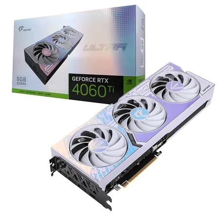 Colorful iGame RTX 4060 Ti Ultra Z OC 8GB GPU Reducing Cable Management Hassle