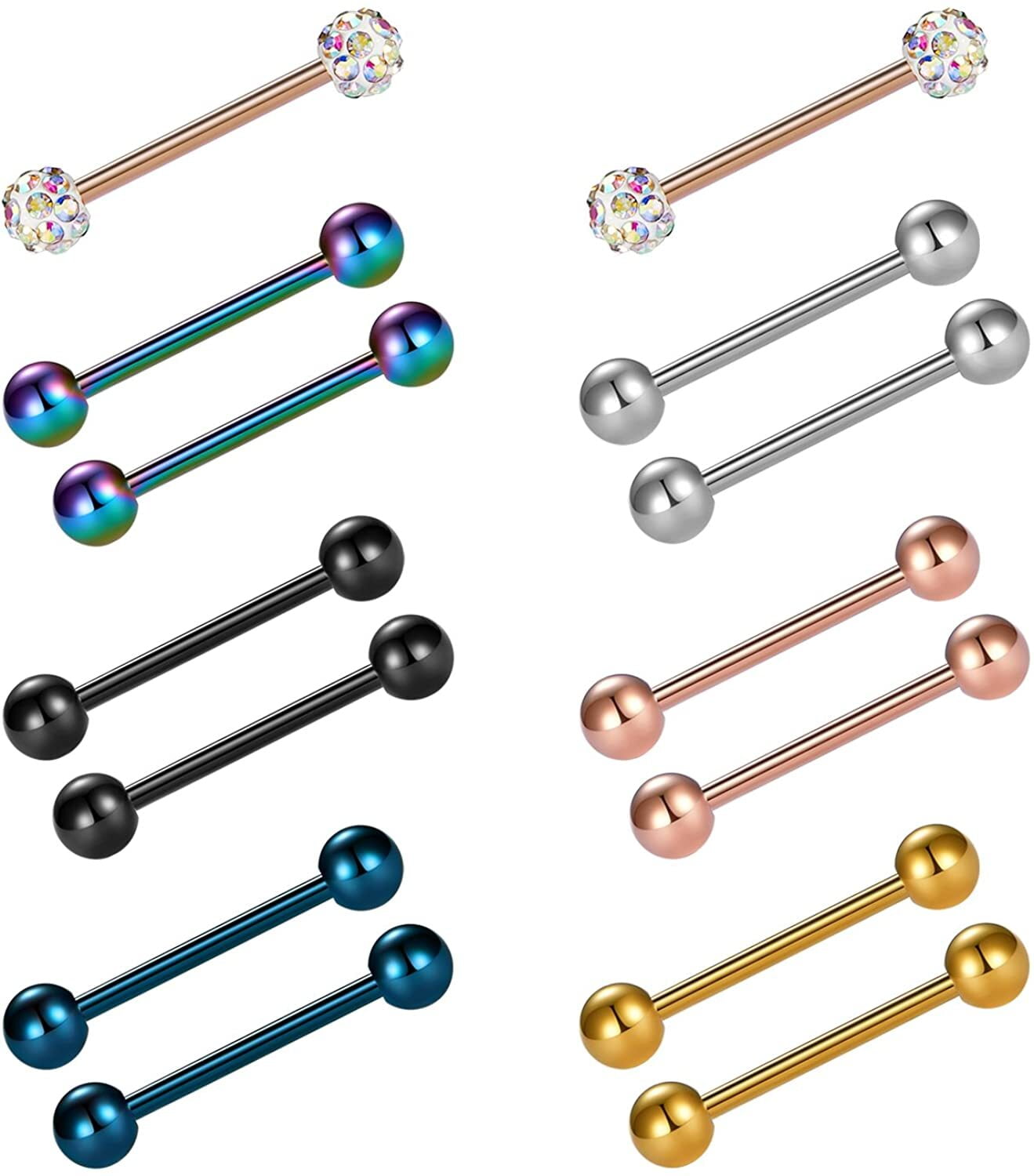 18mm 2024 nipple rings