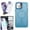 Blue, variant on XPM for Apple iPhone 16e /iPhone SE4 Phone Case, Hybrid Strong Magnetic Circle Slim Fit Translucent Matte Back TPU Shockproof Design Cover for Apple iPhone 16 E (6.1") (Blue)