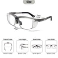 thumbnail image 2 of Gafas de Ciclismo con Parabrisas Incorporado, Base Reemplazable, Lente Curva Ajustable, Almohadilla para la Nariz, de Running, Hacer Senderismo y Deportes, 2 of 7