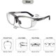 thumbnail image 2 of Gafas de Ciclismo con Parabrisas Incorporado, Base Reemplazable, Lente Curva Ajustable, Almohadilla para la Nariz, de Running, Hacer Senderismo y Deportes, 2 of 7
