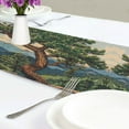 thumbnail image 4 of Yayeee Table Runner 70 inches Long Home Kitchen Dinning Party Decoration, Retro Pine Tree, 4 of 7