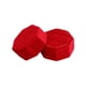 thumbnail image 2 of Caja de anillo Zulema organizador de franela joyero de compromiso Rojo, 2 of 8