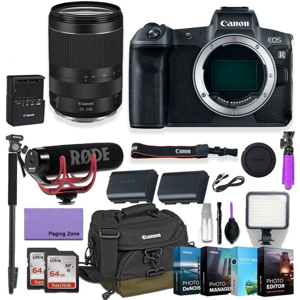Canon EOS R Mirrorless Digital Camera with RF 24240mm f/46.3 is USM