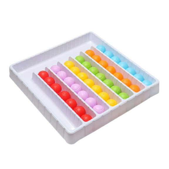 Toy Clearance! Color Ball Sorting Game Educational Ball Sorting Toy Ball Sorting Toy- Color Ball Return Game Colorful Balls Sensory Puzzle Board Game for Kids, Toys Gift for Kids Boys Girls(Muticolor)