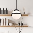 thumbnail image 5 of 60/7774-Nuvo Lighting-Lakeshore - 1 Light Medium Pendant-11.63 Inches Tall and 13 Inches Wide-Matte Black Finish    -Traditional Installation, 5 of 15