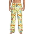 thumbnail image 2 of Goofa Cartoon Snake8 Printed Soft Pajama Pants for Men, Wide Leg Comfy Casual Lounge Yoga Pants-X-Large, 2 of 9