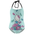thumbnail image 5 of Hello Kitty Girls One Piece Swimsuits Hawaiian Summer Swimwear Beach Bathing Suit Outfits, 5 of 7