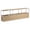 Brown, variant on Cottinch 2-Tier Accent Cabinet,Metal Storage Cabinets with 3 Doors,Open Shelf,Freestanding Organizer for Living Room,White