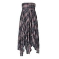 thumbnail image 4 of Njagoc3 Womens High-Waisted Plaid Flared Maxi Skirt for Retro Casual & Outdoor Adventures, 4 of 6