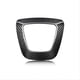 thumbnail image 1 of Real Carbon Fiber Sticker Car Steering Wheel Airbag Cover for Tesla, 1 of 5