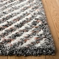 thumbnail image 3 of SAFAVIEH Canyon Casey Distressed Shag Area Rug, Gray/Ivory, 5'3" x 7'7", 3 of 11