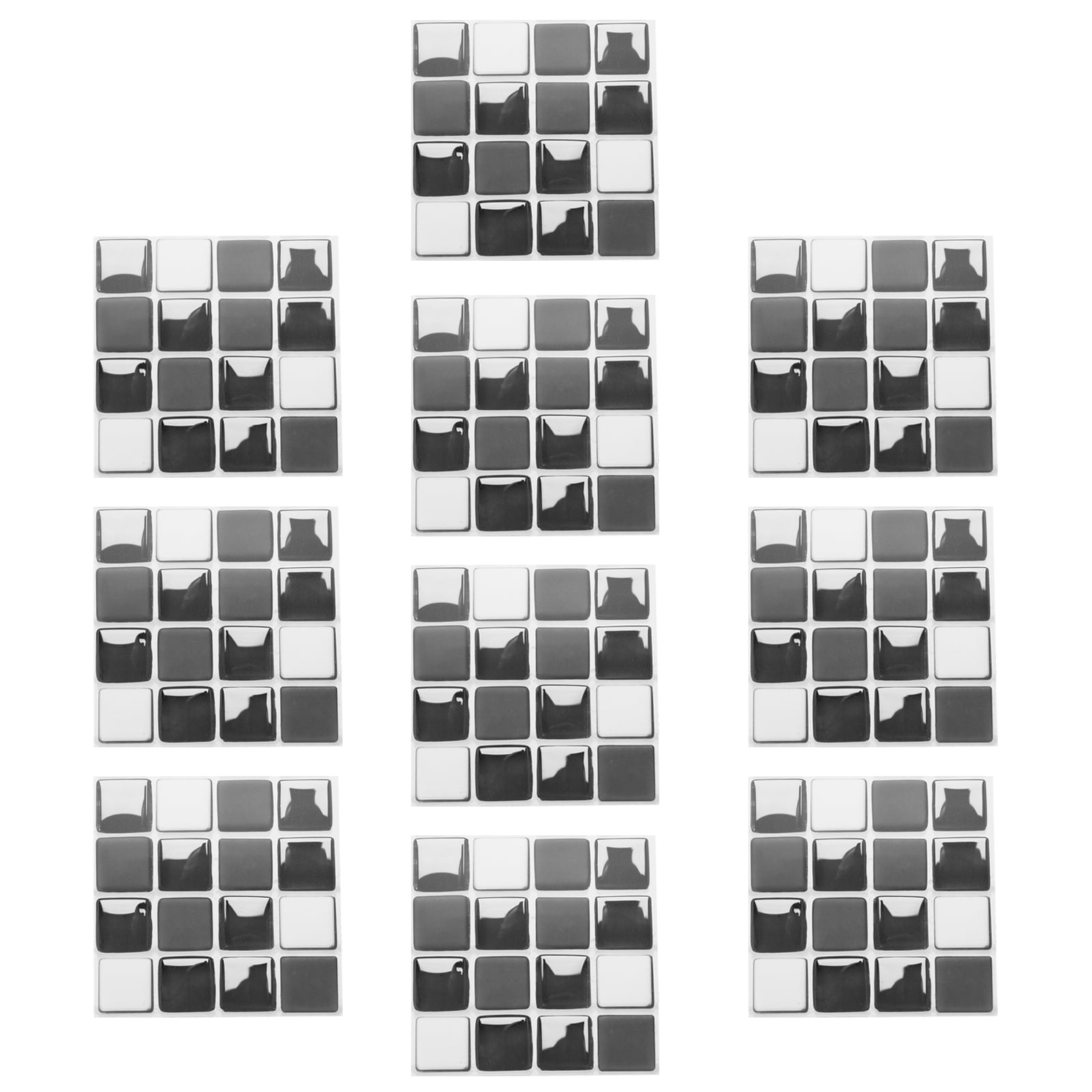 Mosaic Sticker Bathroom Tile Tiles Backsplash Kitchen Wall Decorative