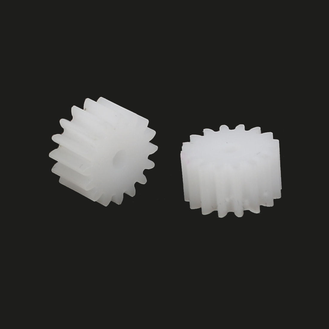 20pcs 16 Teeth 2mm Hole Dia Plastic Gear Wheel for Toy Car Motor Shaft
