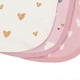 thumbnail image 3 of 3pcs Baby Drooler Bibs Cotton Absorbent Bibs Cute Cartoon Animal Bibs with Snap Closure Type C, 3 of 4