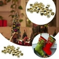 thumbnail image 4 of 200/100 Count Metal Craft Bells, Small Metal Jingle Bells, Christmas Ornaments Wreath Party Holiday Home Wedding Decoration Gifts DIY Craft, 4 of 8