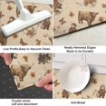 thumbnail image 3 of Beige Highland Cow Figure Butterfly Pattern Kitchen Rug Mat,Kitchen Runner Rugs Non Skid Washable,Decorative Kitchen Floor Mats for Kitchen,Sink,Laundry,17"X47", 3 of 5