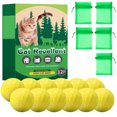 thumbnail image 1 of 12pcs Gato Disuasivo Y Perra Repelente A La Naturaleza para El Patio en () Amarillo, 1 of 4