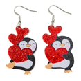 thumbnail image 1 of Boucles d'Oreilles Amour pour Femmes en Acrylique, Mignonnes, Animal, Boucles d'Oreilles Rouges, Saint-Valentin, Mariage, Anniversaire, Bijoux, Cadeau de la Fête des Mères, 1 of 5