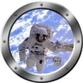 thumbnail image 2 of VWAQ Astronaut Wall Decals For Kids - 3D Outer Space Porthole Stickers For Wall, Spaceman Decal - PS15 (24" Diameter), 2 of 2