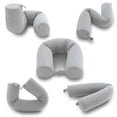 thumbnail image 1 of Twist Memory Foam Resekudde för Nacke, Haka, Ländrygg och Benstöd - för Resor på Flygplan, Buss, Tåg eller Hemma, 1 of 5