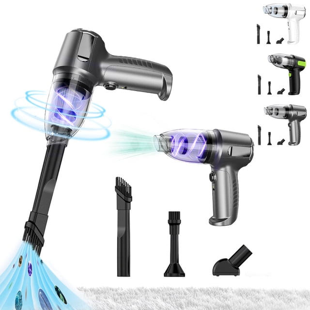 Sentmoon Vacuum Pet Hair Handheld Car Vacuum Cleaner Super Suction Power Blow Suction Car Vacuum Cleaner Powerful Multi Accessory Vacuum Cleaner with USB Portable Vacuum Cleaner