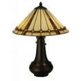 thumbnail image 2 of Meyda Tiffany 130743 22 Inch H Belvidere Table Lamp   Warm Mahogany Bronze Finish with Tiffany Glass, 2 of 2