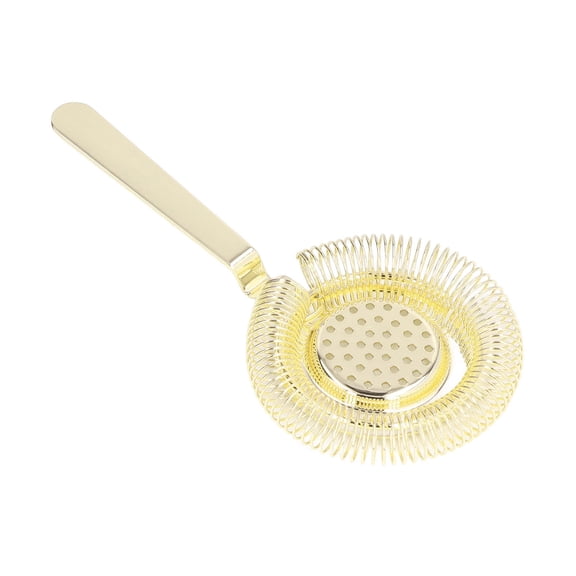 Golden Cocktail Strainer - Professional Stainless Steel Bar Filter