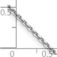 thumbnail image 2 of 14K White Gold Wg 1.4mm D/C Round Open Link Cable Chain (14 X 1.4) Made In South Africa pen197-14, 2 of 5