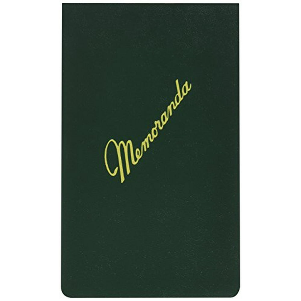 Green Military Memorandum Book / Military Memo Book, 33/8" x 51/2